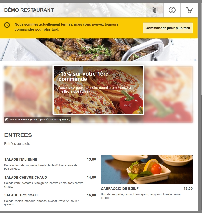 Logiciel restaurant et snack