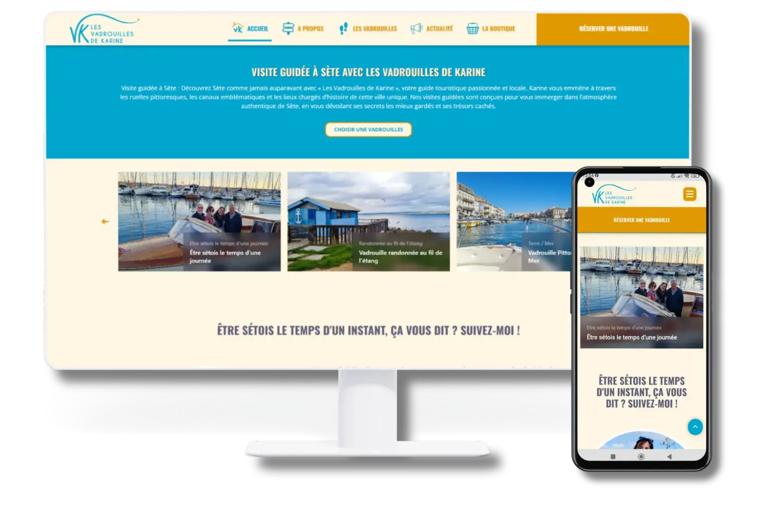 Formules sites Web à Sète, Hérault