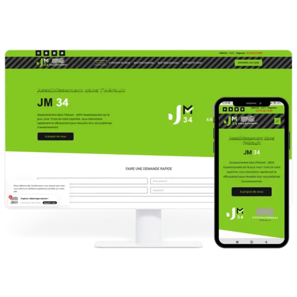 Pack Web WP Basic 2 Nos produits à Sète, site web, impressions et objets. Agence Web à Pézenas