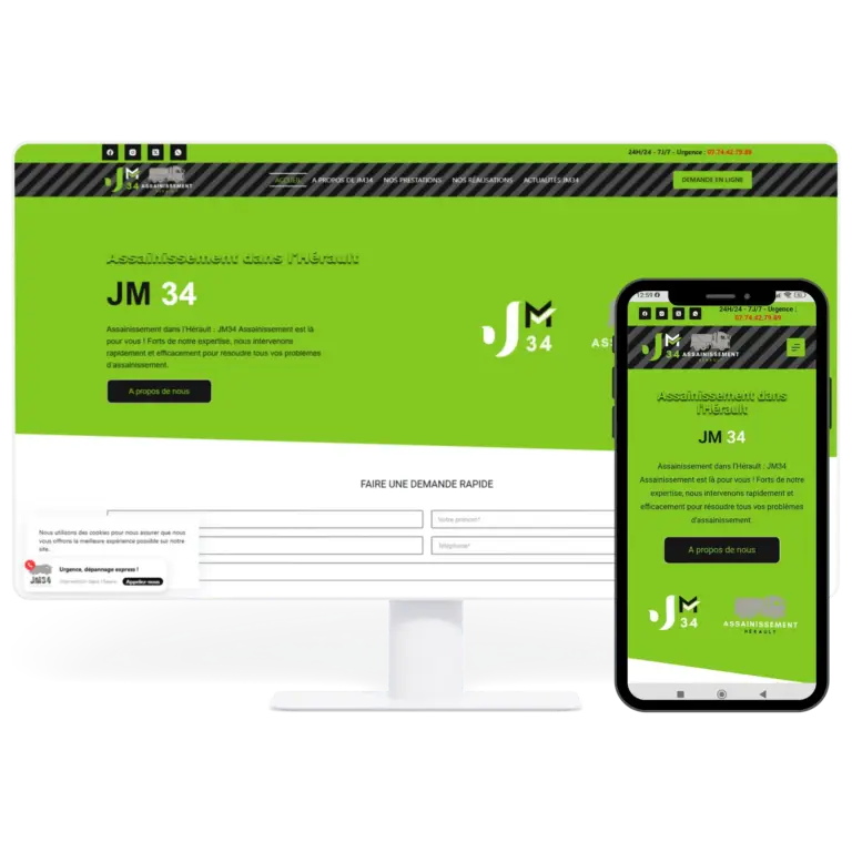 Nos produits à Sète, site web, impressions et objets. Agence Web à Pézenas