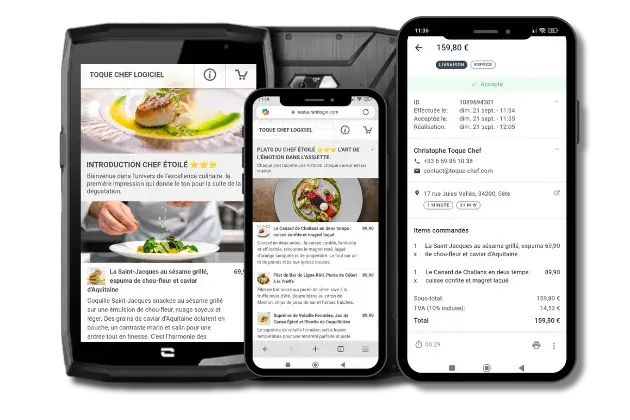 Logiciel commande snack à Sète